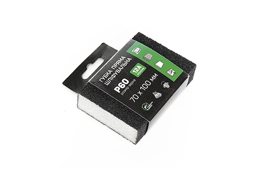 Губка шлифовальная APRO четырехсторонняя прямая P60