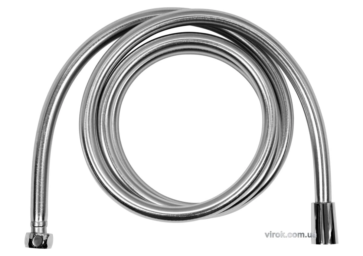 FALA Шланг для душа Ø= 14 мм, ПВХ гладкий, срібний, G 1/2, l= 2 м  | 75655