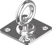 Кольцо-вертлюг на квадратной пластине M 8396