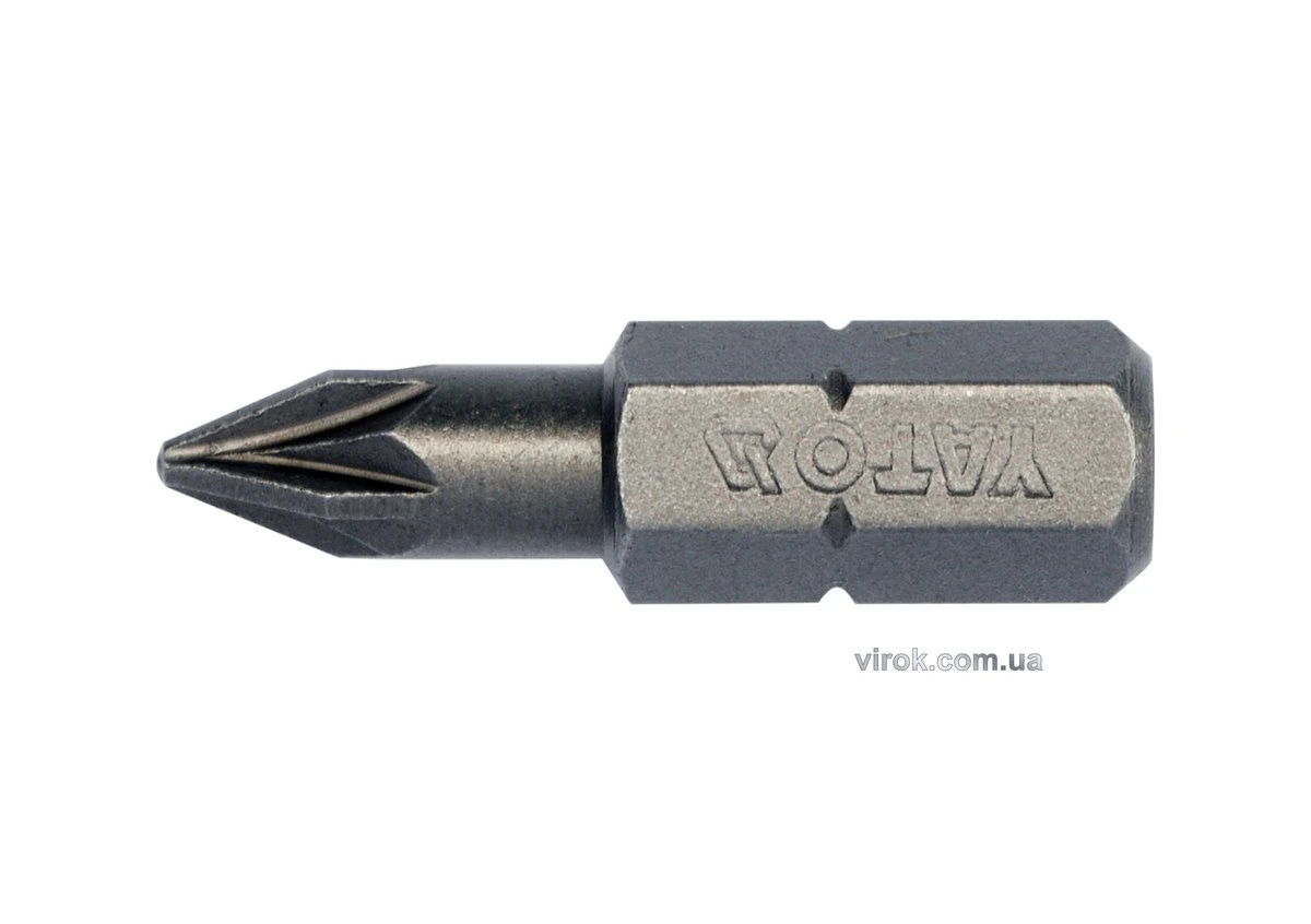YATO Насадка викруткова YATO : "Pozidriv" PZ1 х 25 мм. HEX 1/4". 10 (Уп/Шт.)  | YT-78134