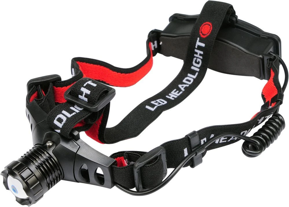 YATO Ліхтар діодний 3 Вт водонепроникний YATO на чоло на батарейки 3х ААА, 3 режими світла,  | YT-08