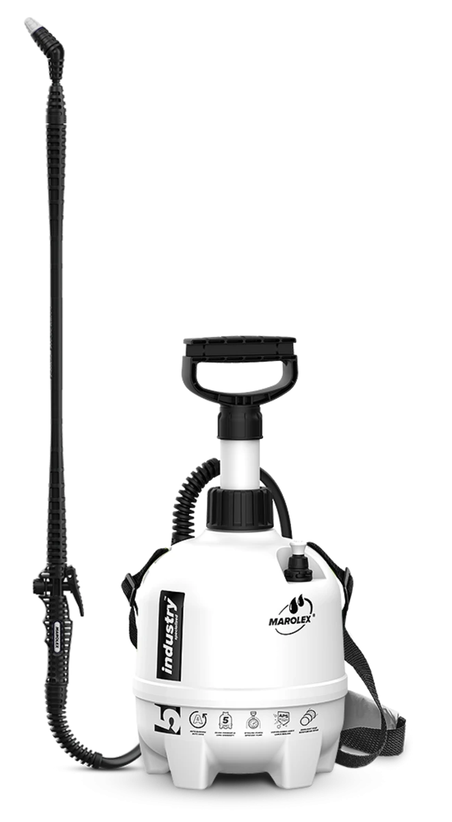 MAROLEX Оприскувач ранцевий Industry Acid line 5: 5L, 0,4MPa,FPM. штанга 65-111см, шланг 170см  | S1