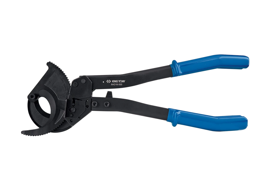 KING TONY Кабелерез усиленный, с трещоткой. режущая способность 500 mm2 | 6AD16-500
