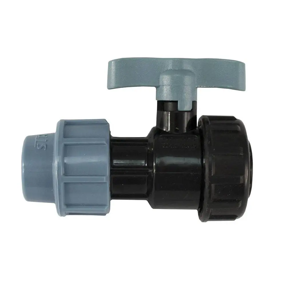 Кран ПНД шаровий з внутрішньою різьбою 20 х 1/2 Україна | 78-021