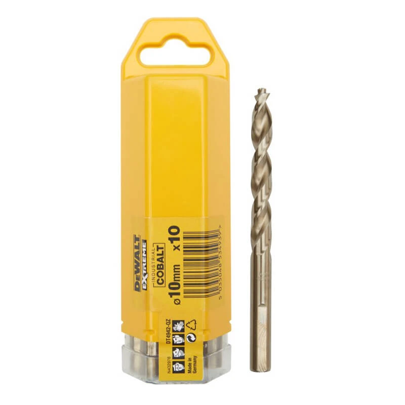 Сверло по металлу кобальтовое HSS-E 10мм DeWALT DT4942