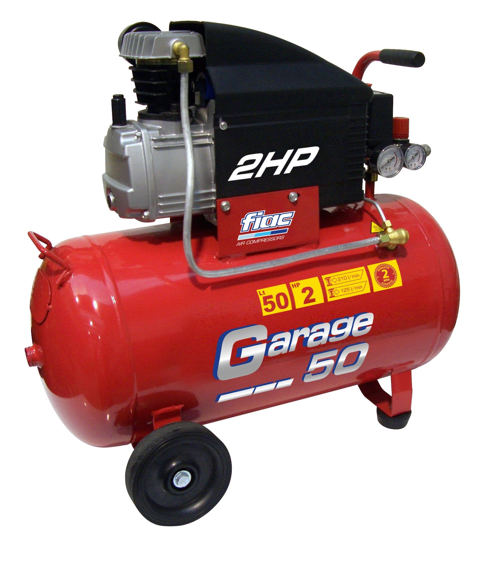 FIAC Компрессор поршневой прямоприводный GARAGE 50 (ресивер 50 л, пр-сть 170 л/мин) | 1129981003