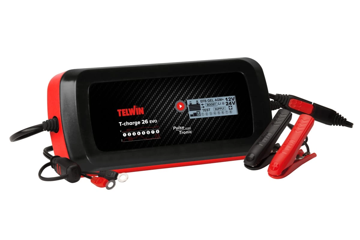 TELWIN Зарядное устройство Telwin T-CHARGE 26 EVO 12V/24V | 807595