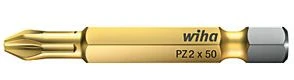 Wiha W04864 Биты PZ1х50 TiN Torsion , Pozidriv 5 шт, форма Е 6,3 , CrV