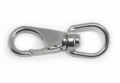 Карабин зацепной с вертлюгом, aisi 316 - A4 /// M 8257