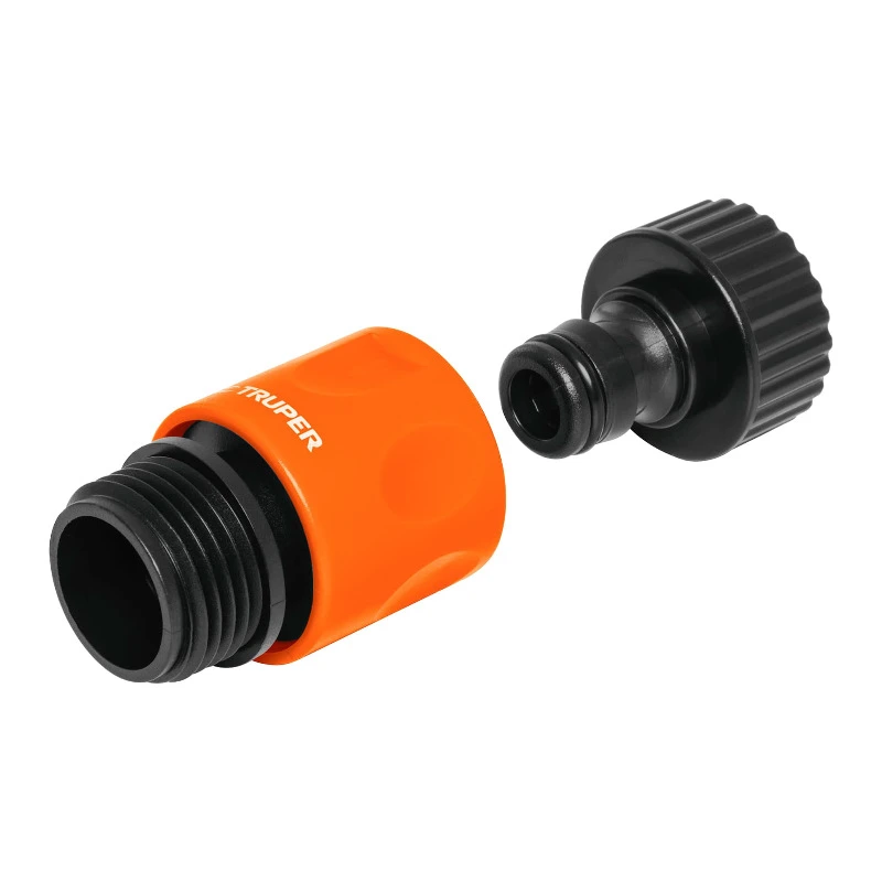 Truper CLICK-GR Переходник шланг/кран, Пластик, папа 3/4"