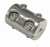 Зажимное кольцо на трос из 2 частей с 4 винтами, А4 (AISI 316)