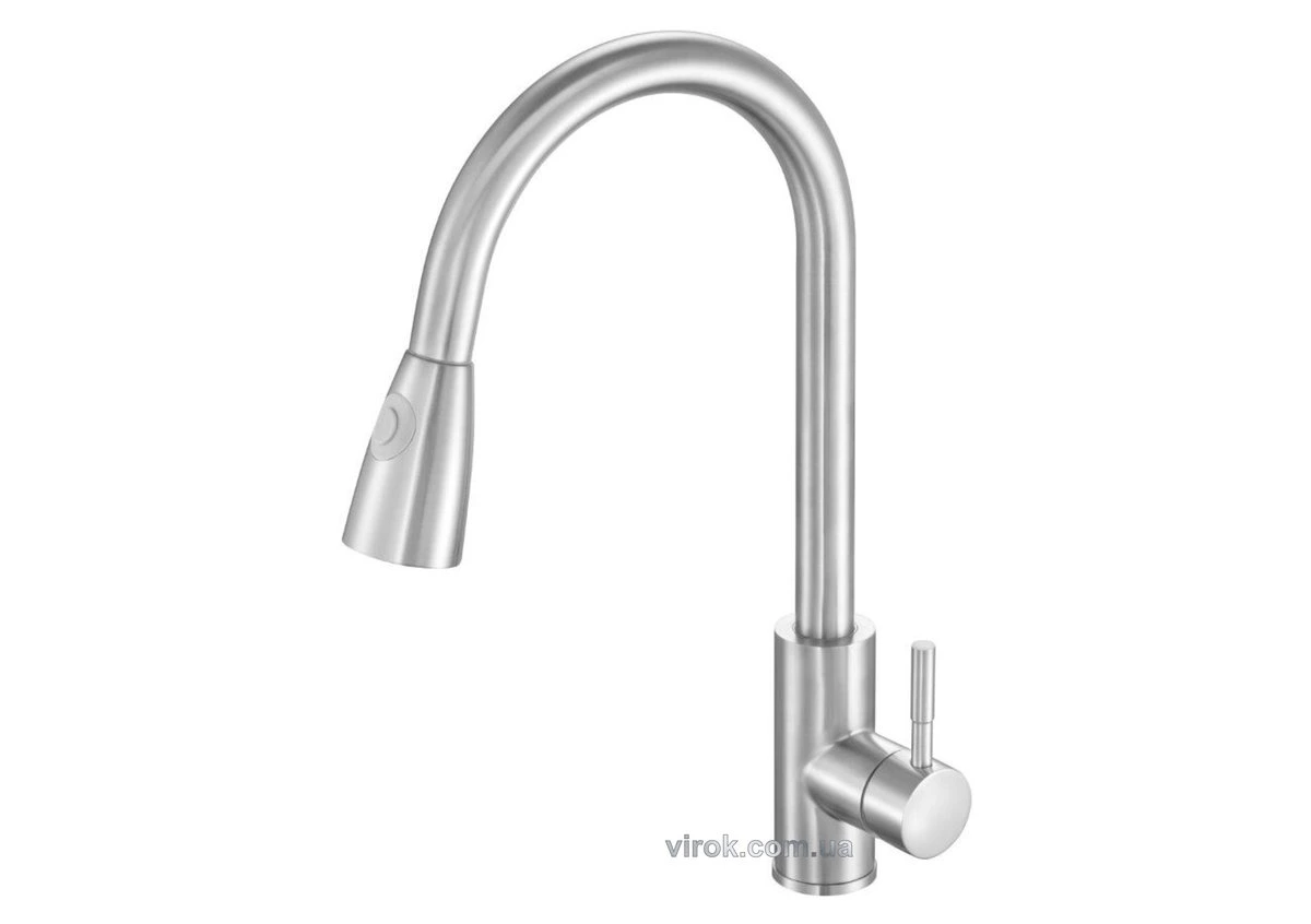 FALA Змішувач води для кухонної раковини "STEELY 4" з кульовим регулятором  | 75805