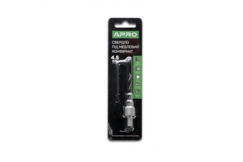 Сверло конфирматное 4,5мм APRO