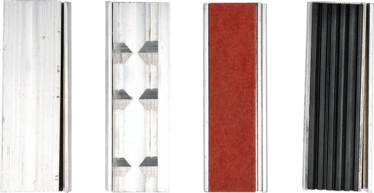 YATO Губки змінні до лещат м'які YATO: b=100мм, з алюмінієвою основою і магнітним кріпленням, 4 пари