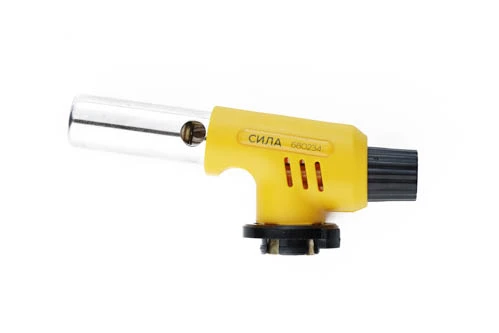 Горелка газовая с пьезоподжигом Ø20мм 153мм СИЛА