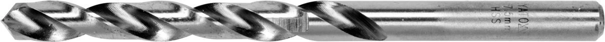 YATO Свердло по металу YATO HSS 4241 PREMIUM, Ø=7,5х110мм до. нержавіючої і високолегов. сталі, литв