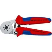 KNIPEX Пресс-клещи для контактных гильз, квадратный обжим, самонастраивающиеся, с боковой установкой