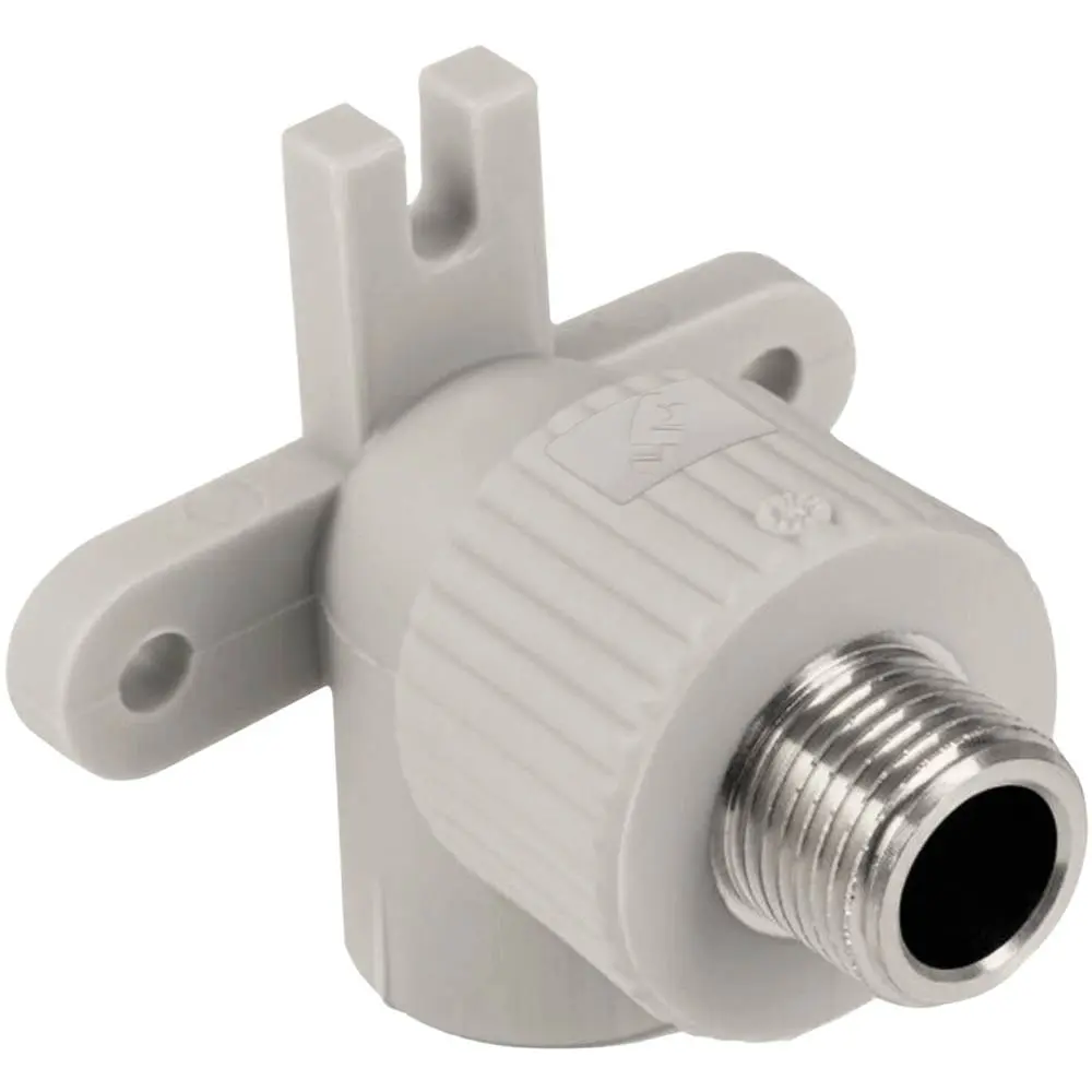 Фітинг настінне коліно з зовнішньою різьбою PP-RCT 20х1/2 Fonte | 78-752