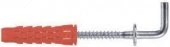 Wkret-met Дюбель SFX универсальный с крюком прямым 6 х 30 / 3,5х48 в упаковке 50