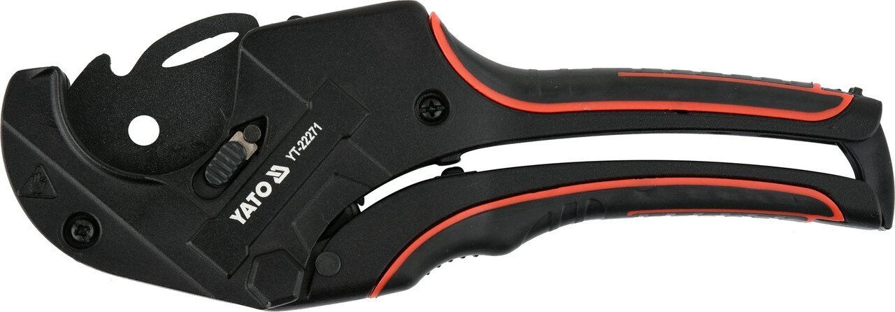 YATO Труборіз для ПВХ труб YATO : max Ø42 мм, алюмінієвий корпус, ручка- ABS + TPR  | YT-22271