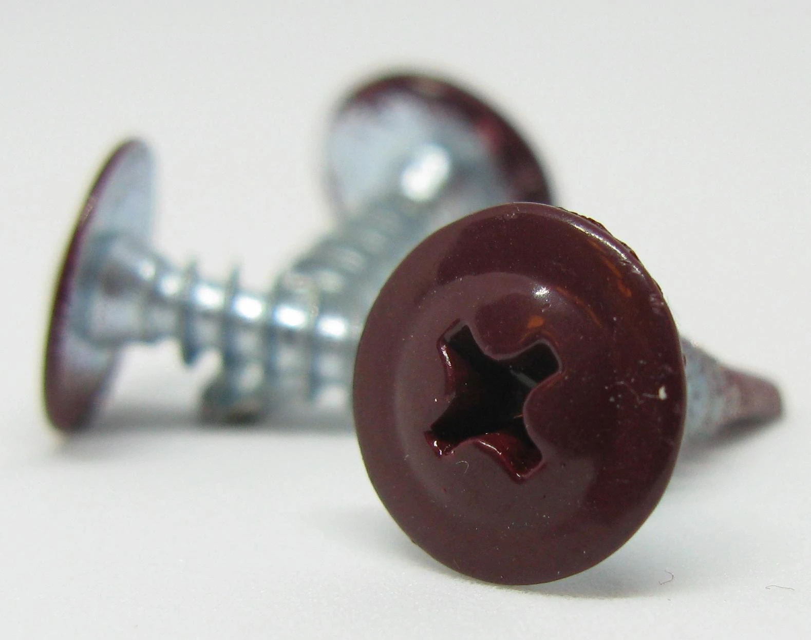 Саморез с прессшайбой 4,2х16 сверло цвета RAL