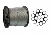 Трос  2,0 мм DIN 3053 (1x19) ЦБ