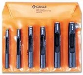 GROZ Набор кольцевых пробойников с 6 шт: 5,6,8,10,11,12 мм HPL/6/ST