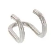 Нержавеющий двойной крюк 16 мм, 90° | 815201