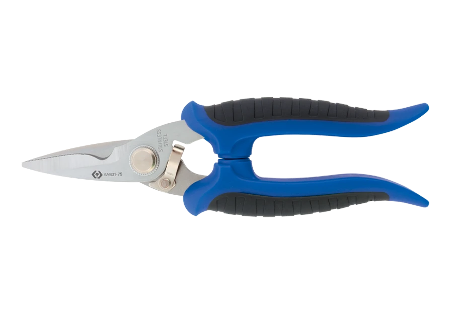 KING TONY Ножницы электрика для резки кабеля длина 185 мм | 6AB31-75