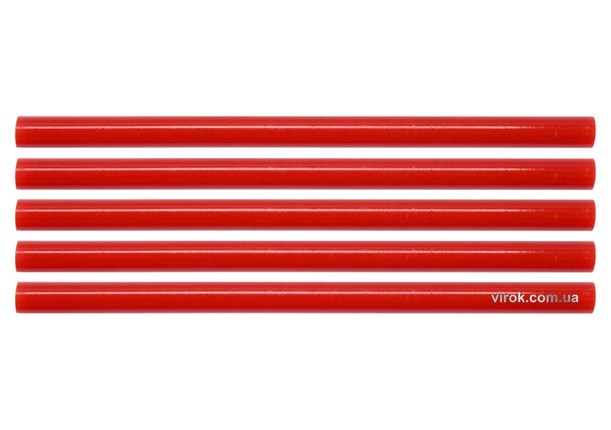 YATO Стержні клейові YATO Ø=11,2 х 200 мм, червоні .уп. 5 шт.  | YT-82434