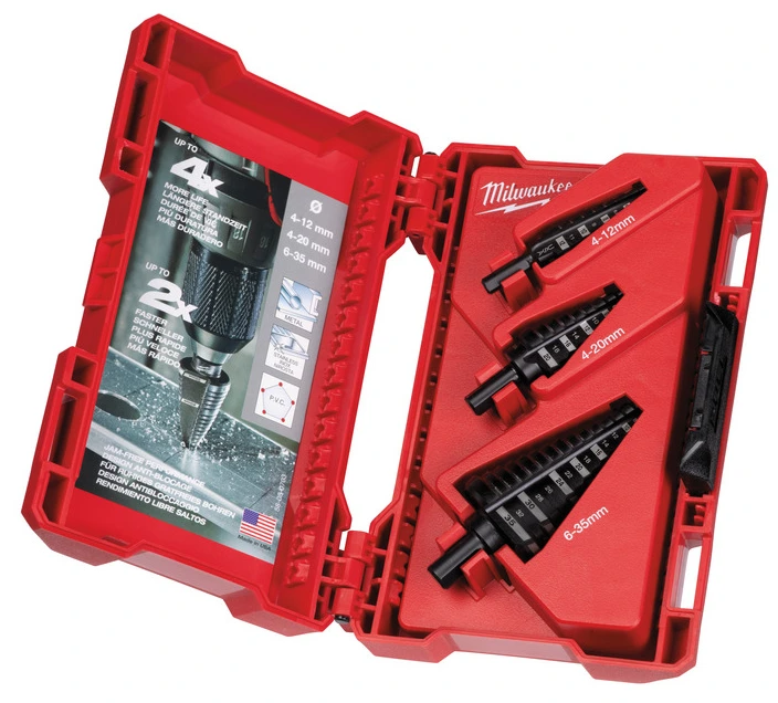 MILWAUKEE Набір ступінчастих свердл , (3шт) | 48899399