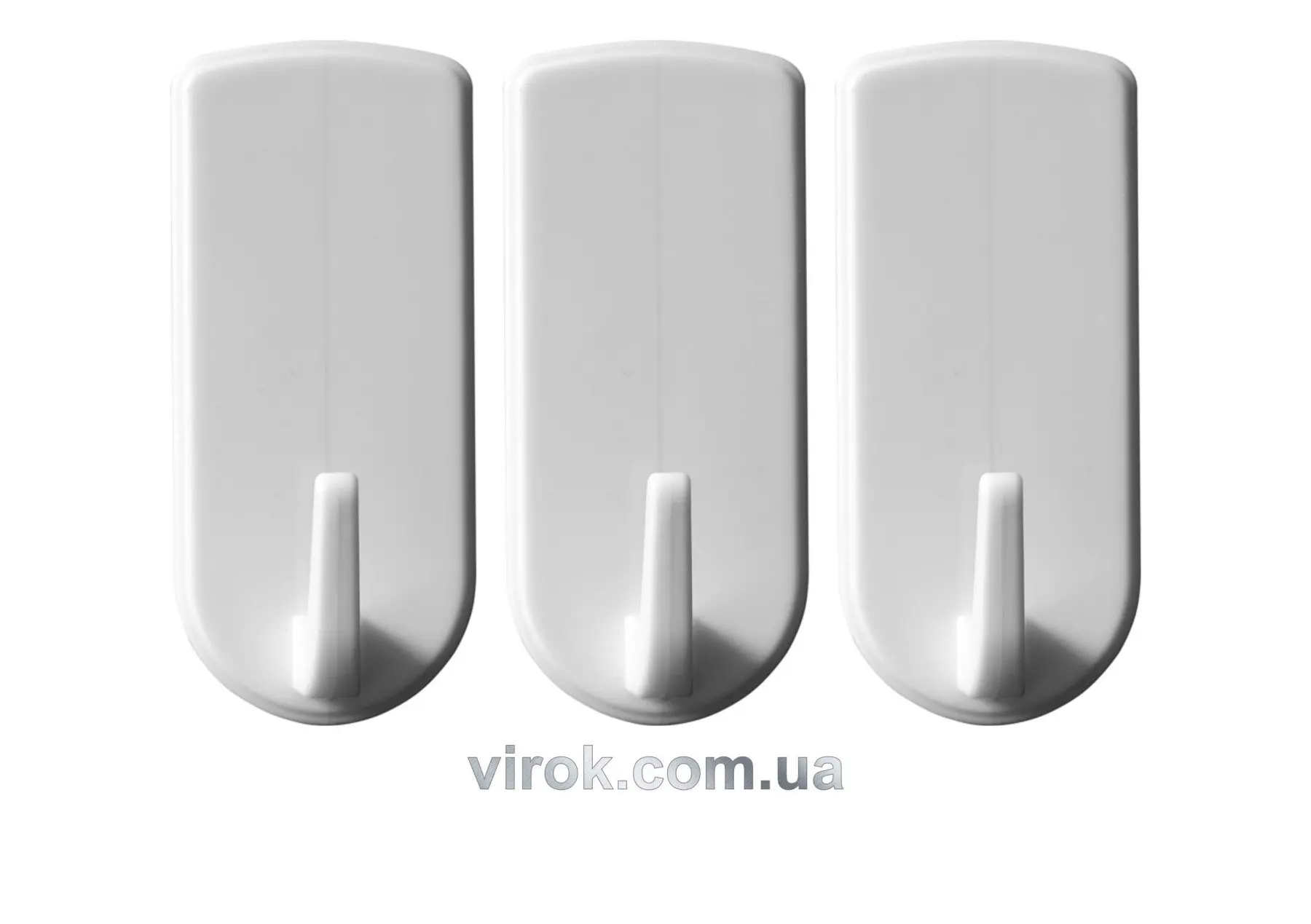 VOREL Гачки настінні самоклеючі, набір 3 шт.  | 74730