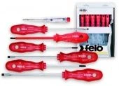 FELO Набор отверток комбинированных 6шт + отвертка-индикатор // 20097297