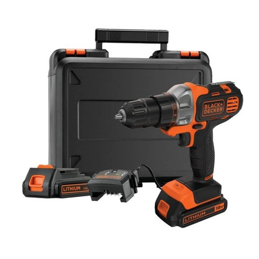 Дрель/винтоверт многофункциональная Multievo™, BLACK+DECKER MT218KB