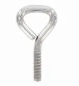 Рым-винт с треугольный кольцом 8х64, нержавеющая сталь А2 (AISI 304)