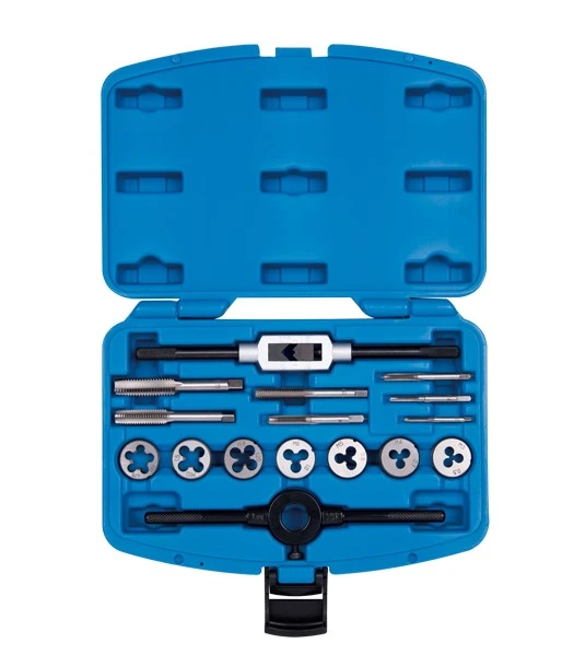 KING TONY Набор метчиков и плашек метрических 16 предметов М3-М12 | 12916MQ1