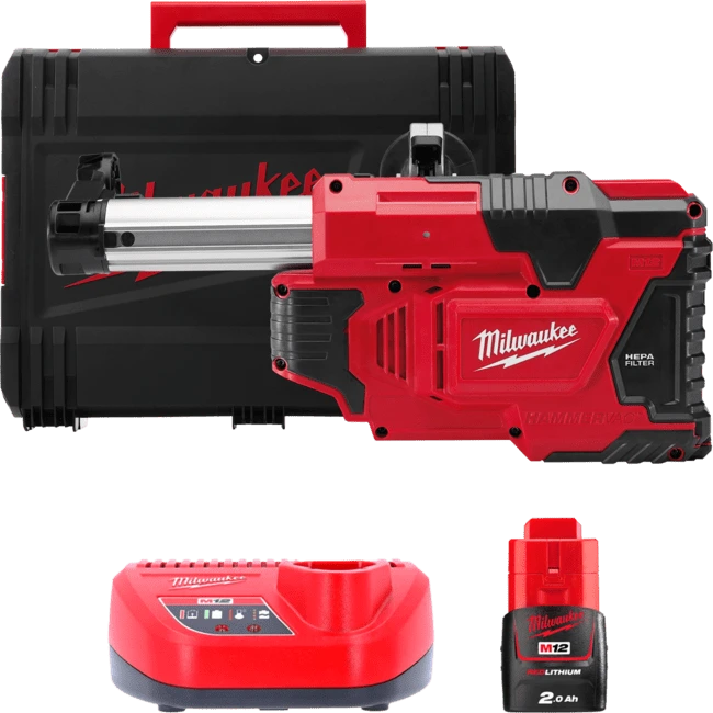 MILWAUKEE Универсальный пылесос для перфоратора M12DE-201X | 4933443003