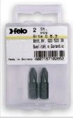 FELO Бита PZ1х25 мм TORSION 1/4 " С 6,3. ВОХ (2 шт.) // 02101201