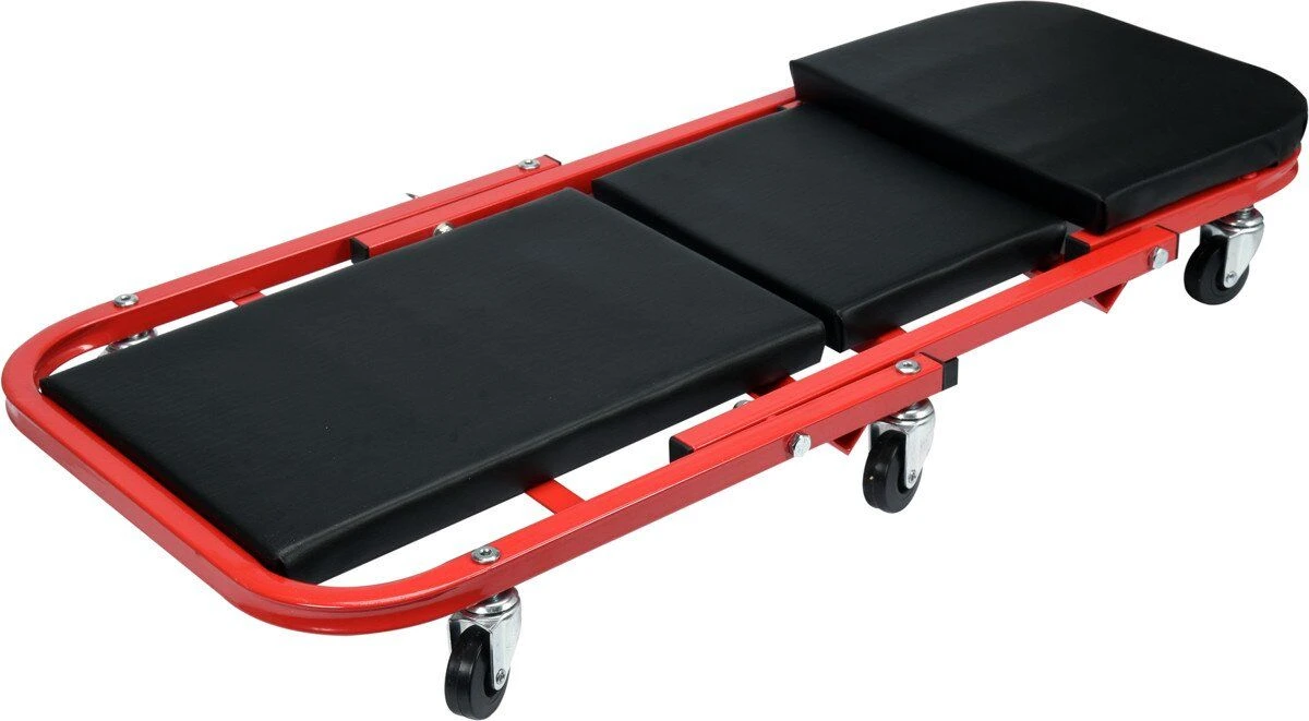 YATO Лежак-сидіння для ремонту YATO на 6 колесах; 91х42х13см, для навант. леж./сид. полож-150/120 кг