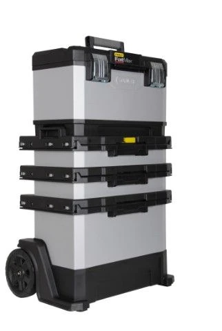 STANLEY Ящик 1-95-622 "FatMax® Rolling Workshop" металлопластмассовый с колесами 56.8 x 82 x 38.9см