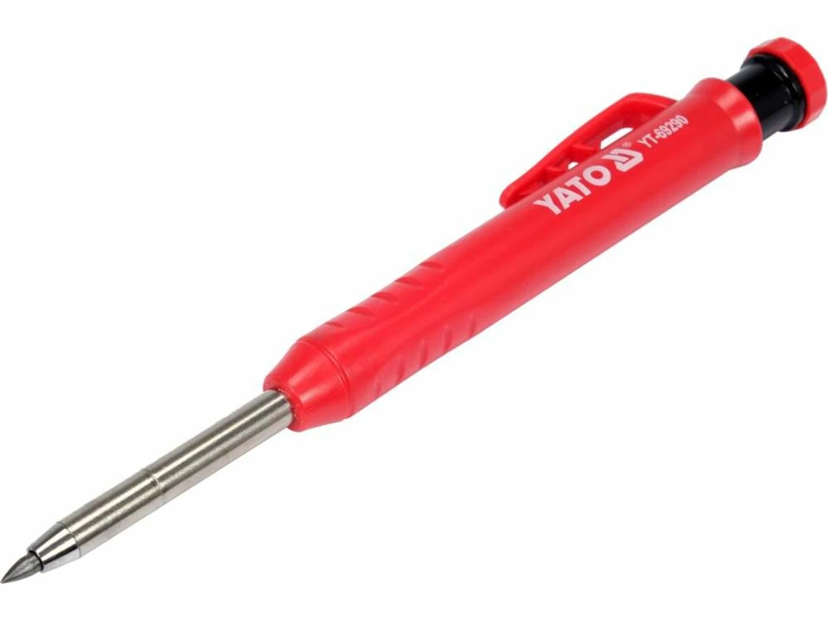 YATO Олівець-автомат столярний зі змінними стержнями твердістю HB YATO: L= 150 мм. + 7 стержнів  | Y