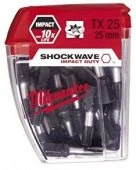 Milwaukee Бита для шуруповерта TX25 (длина 25мм, 25 шт) // 4932352556