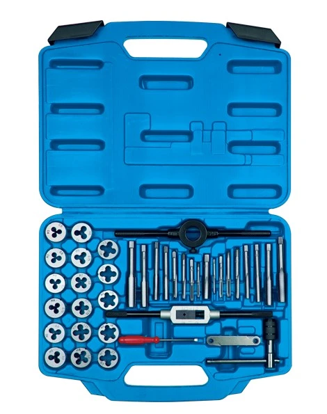 KING TONY Набор метчиков и плашек метрических 39 предметов M3-M12 | 12939MQ1