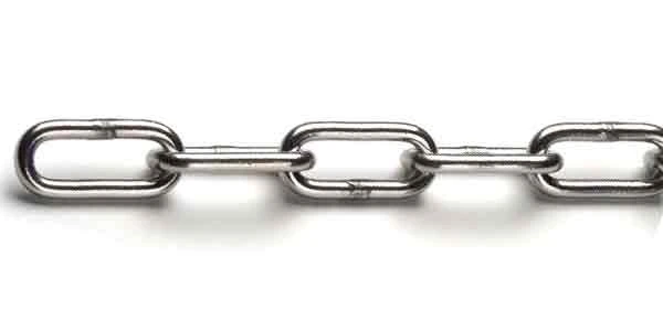 Цепь длиннозвенная  3,0mm оцинкованная, хозяйственная котушка 166 м