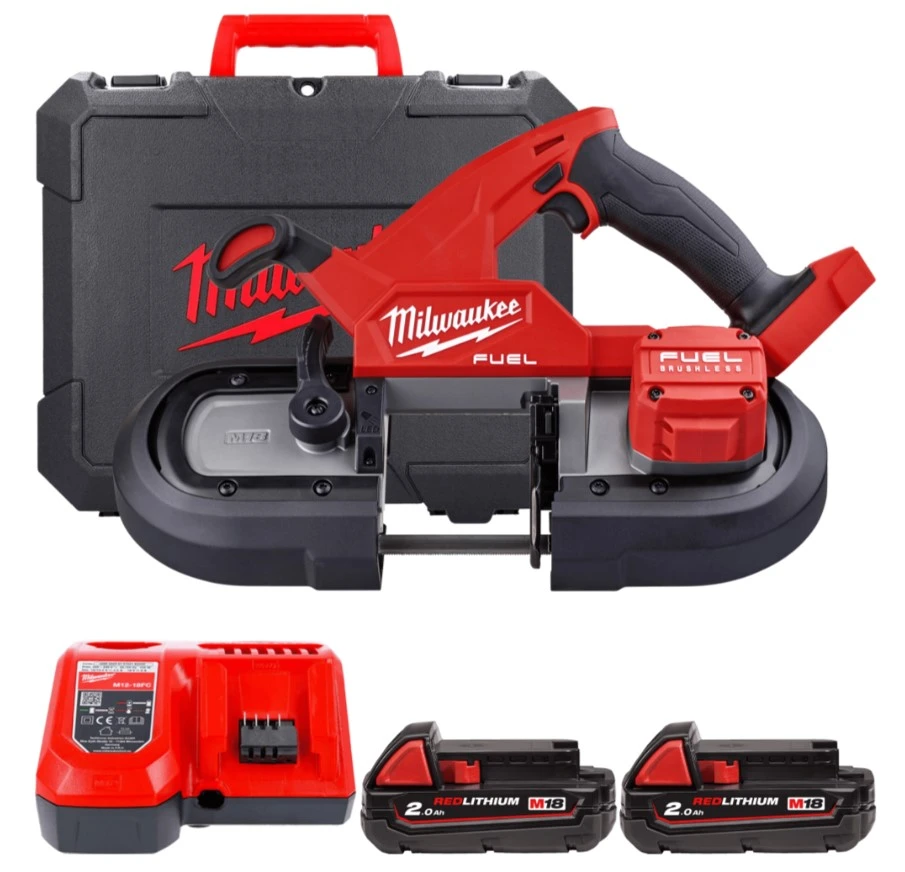 MILWAUKEE Пила ленточная аккумуляторная бесщёточная M18 FBS85-202C | 4933471497