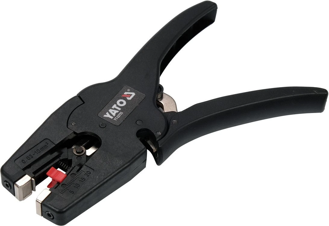 YATO Знімач ізоляції автоматичний YATO, L= 195 мм, межа обробки- 0,03- 10 мм²  | YT-22753