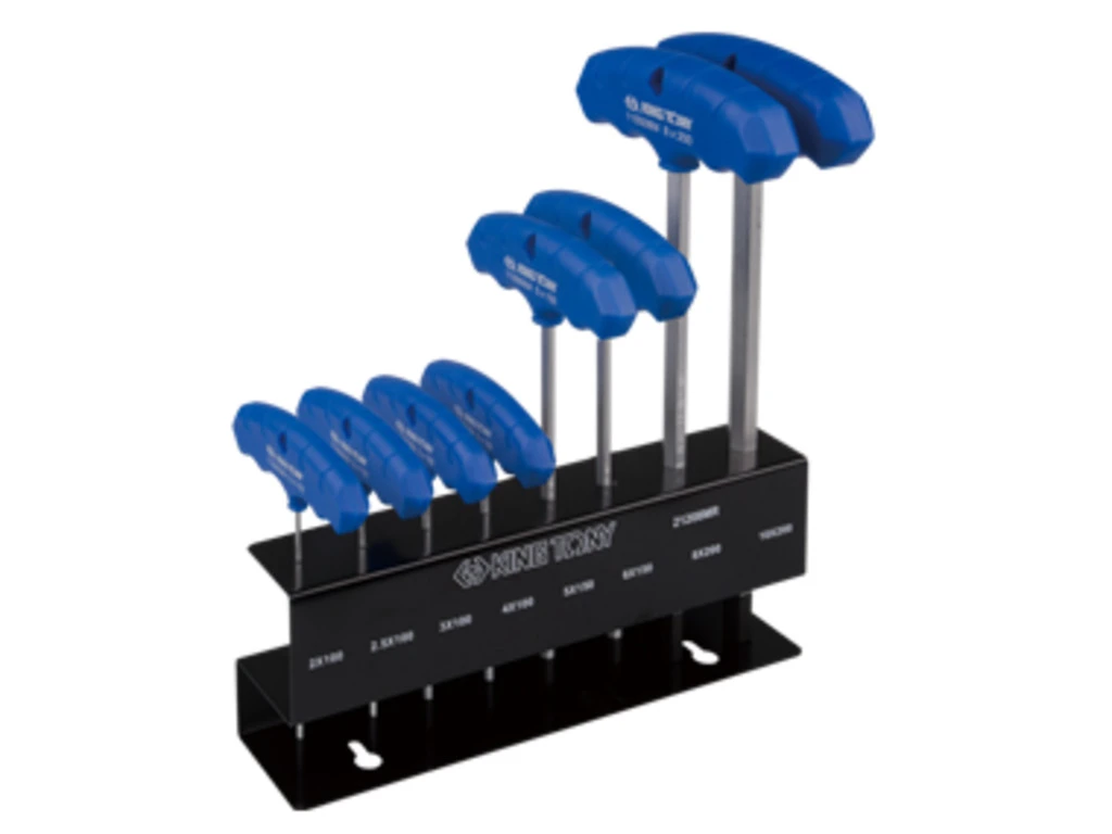 KING TONY Набор шестигранников 8 ед. Т-образных. (2-10мм) профи | 21108MR