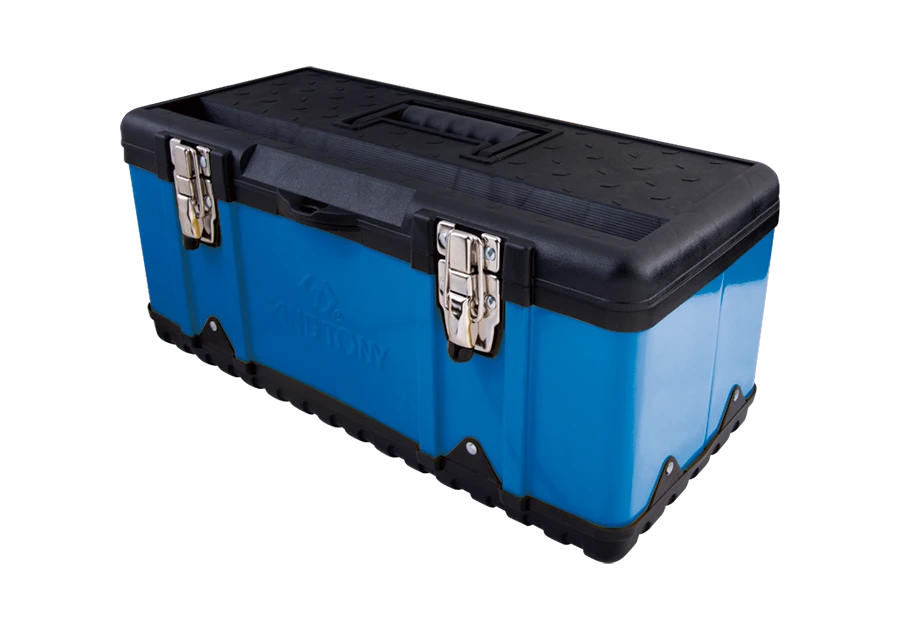 KING TONY Ящик инструментальный, 470x238x203 мм, 2 отсека, полипропилен/сталь | 87A08