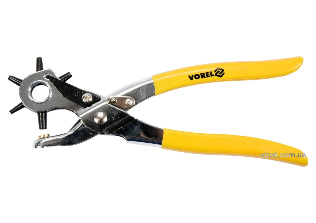 VOREL Дирокол ручний Ø= 2.5, 3, 3.5, 4, 4.5, 5 мм, l=220 мм  | 43600