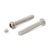 Антивандальный винт с полукруглой головкой HEX PIN со вставкой